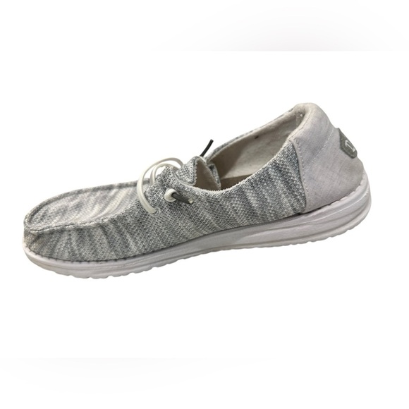 Hey Dude Wendy Sox Glacier Gray Slip On Shoes Size 9 - Picture 5 of 7